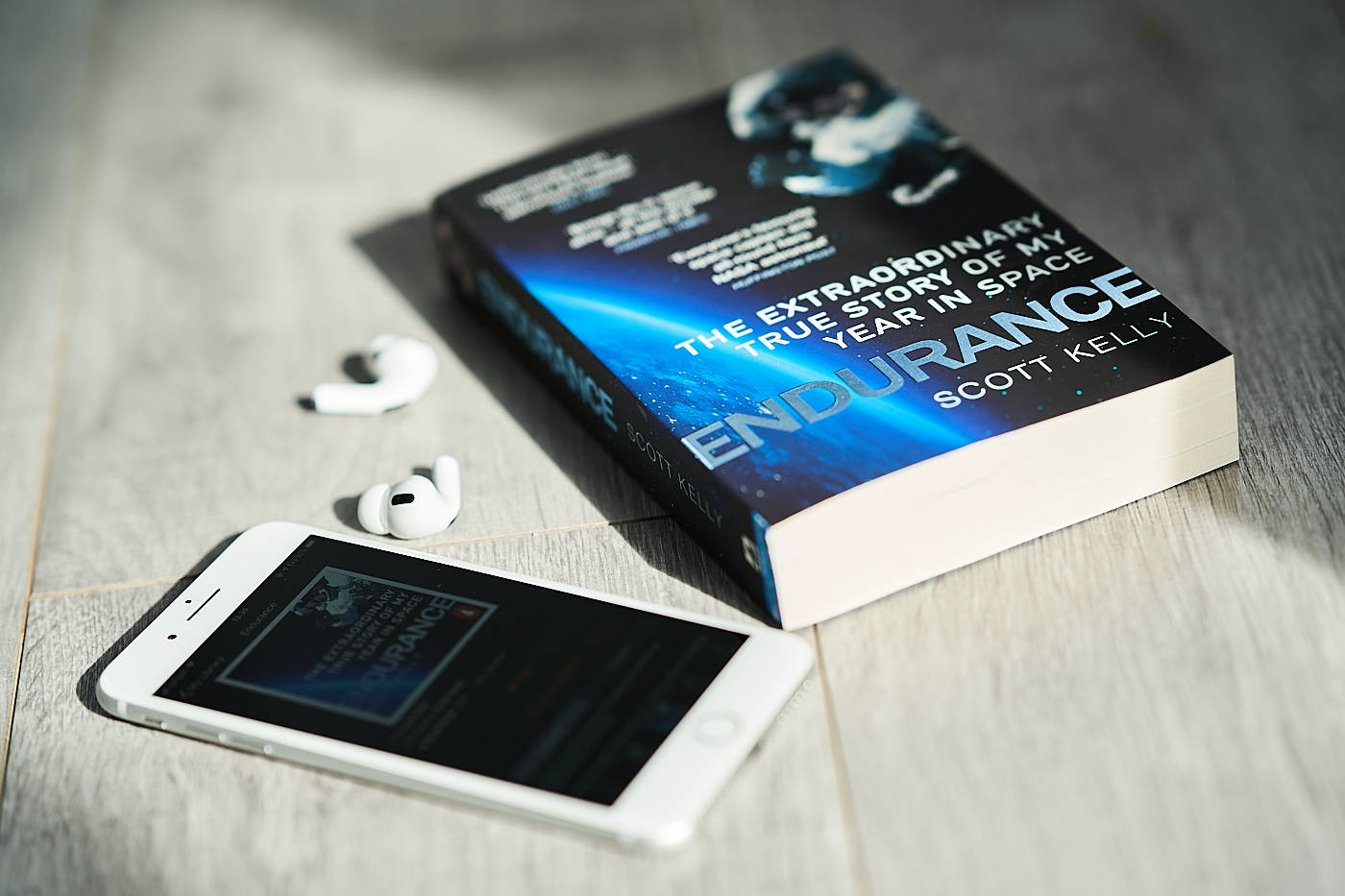 Picture of a &ldquo;Endurance&rdquo; by Scott Kelly book