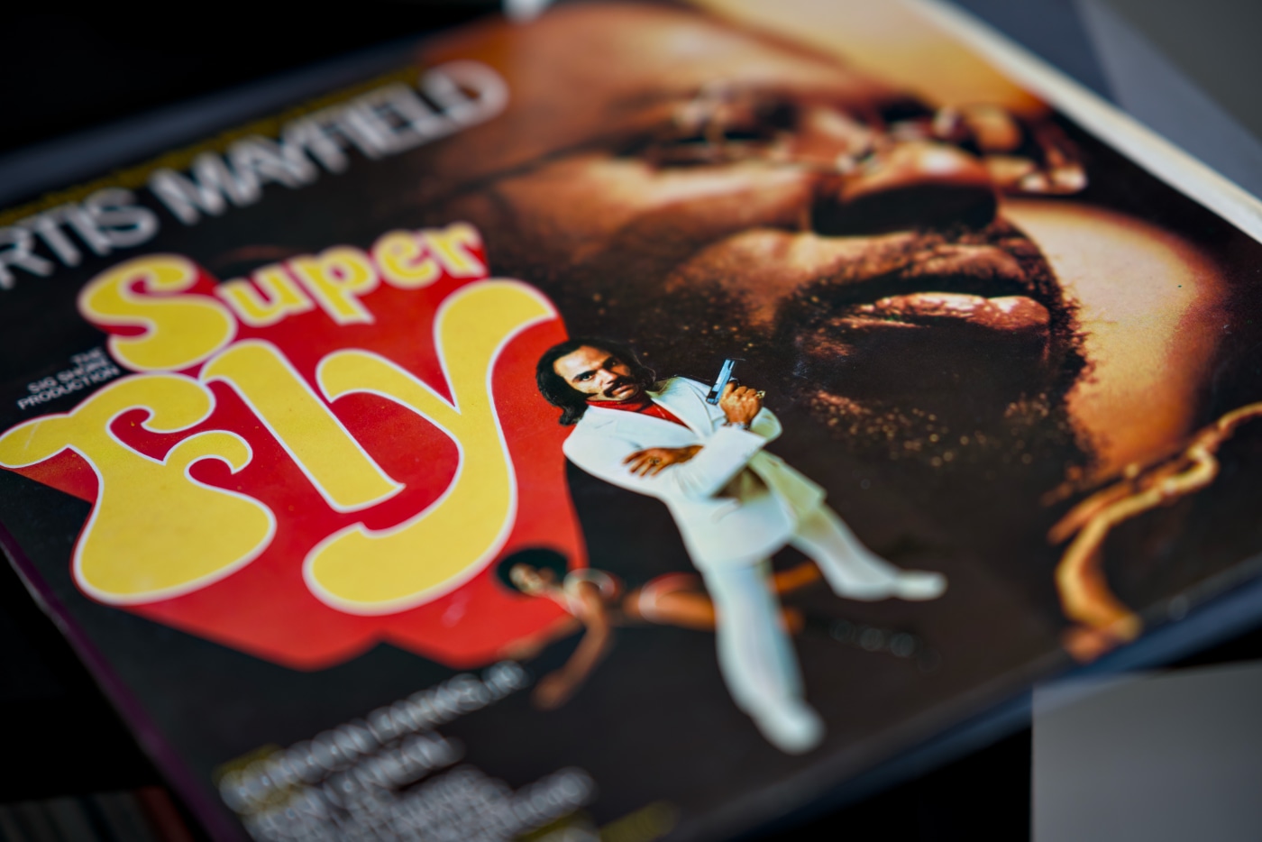 Cover of the &ldquo;Super Fly&rdquo; soundtrack by Curtis Mayfield